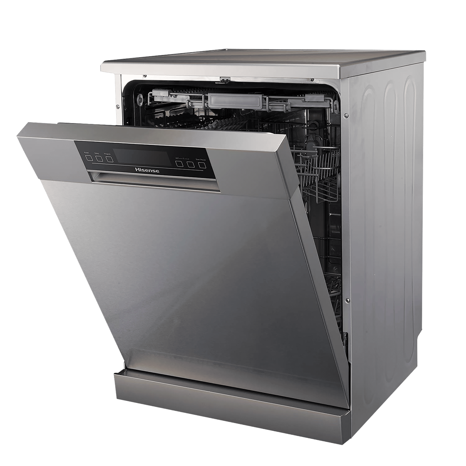 Buy Hisense 15 Place Settings Free Standing Dishwasher with Silent Operation (Stainless Steel